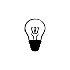 Wall Mural - Light Bulb Icon  