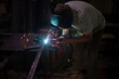 © Олег Копьёв - Metal welding. Welder's job. Highly hot steel.