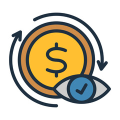 Wall Mural - Financial Transparency Icon