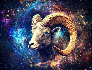 Wall Mural - Space and Astrology: The Capricorn Connection