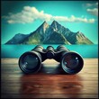 © Zaiseefa - Adventurous Discovery with Binoculars at Sea