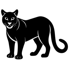 black cat vector