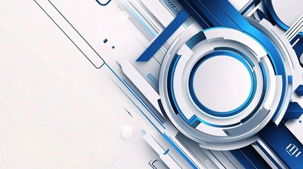 Modern Business Background Featuring Innovative High-Tech Design