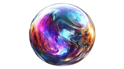 Wall Mural - Colorful Glass Object