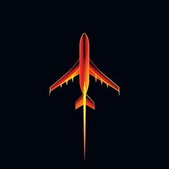 Aufkleber - jet plane vector logo template