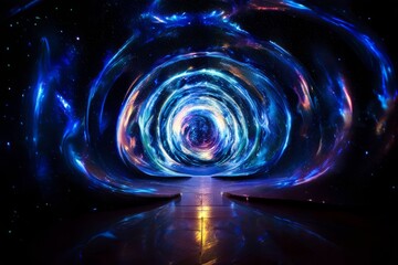 Wall Mural - galaxy swirl infinity chamber
