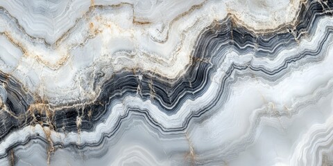 Poster - Stunning white and gray marble stone texture showcasing elegant patterns, ideal for various applications. This beautiful white and gray marble stone texture adds sophistication to any design project.