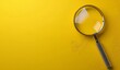 © EF Studio - Magnifying glass with exclamation mark icon on yellow background