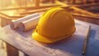 © tanongsak - Construction tools and safety gear construction site photography daylight close-up building concepts for safety