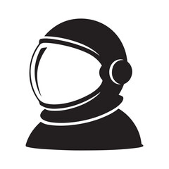 astronaut helmet icon vector illustration