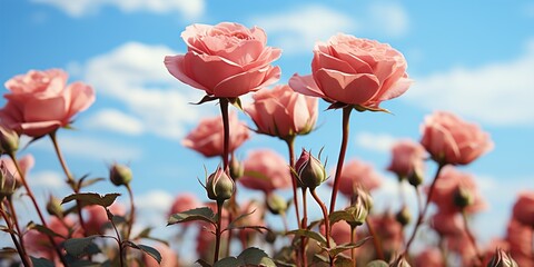 Wall Mural - red poppy field