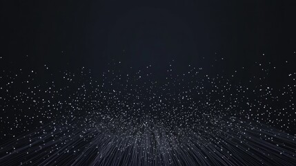 Wall Mural - abstract dark background with light particles - dark, abstract, glowing, particles, energy. symboliz