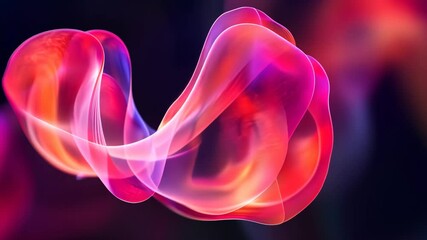 Wall Mural - colorful swirling abstract shapes creating a vibrant visual display of light and motion