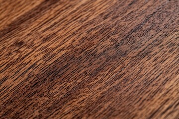 Leinwandbilder - Close-up of dark brown wood grain texture.