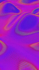Aufkleber - Abstract Vibrant Lines with Gradient Curves


