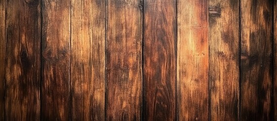 Aufkleber - Rustic weathered wooden surface featuring rich grain textures ideal for design projects and backgrounds in vintage aesthetics.