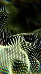 Poster - Abstract Light Patterns with Dotted Wave Motion