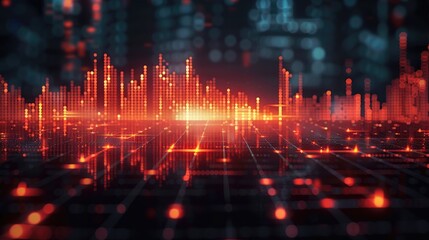 Poster - Stock market or forex trading graph in graphic concept for financial investment or economic trends business idea design. Worldwide finance background.