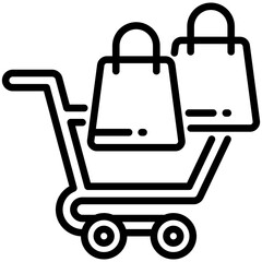 Canvas Print - Shopping Icon