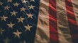 © Mommangophoto - A close-up view of the American flag, showcasing the stars and stripes in rich colors, symbolizing patriotism and national pride.