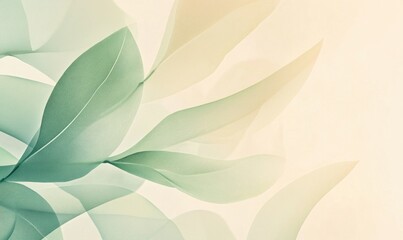 Wall Mural - A leafy green plant with a white background