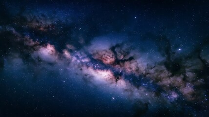 Wall Mural - Mesmerizing view of the Milky Way galaxy