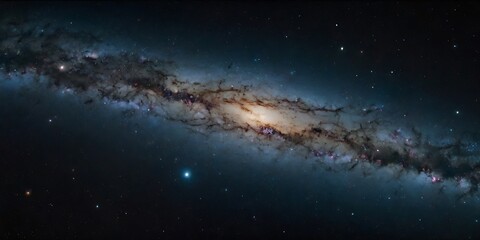 Wall Mural - A breathtaking view of the Milky Way galaxy