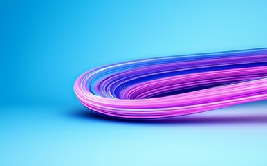 Wall Mural - 3d rendered wallpaper with an abstract texture featuring blue, pink, and purple light effects.