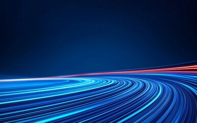 Wall Mural - blue textured wallpaper with an abstract light effect, created using 3d rendering.