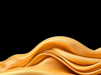 Wall Mural - a beautiful black and gold gradient texture with a soft golden tone and light technology diagonal gr