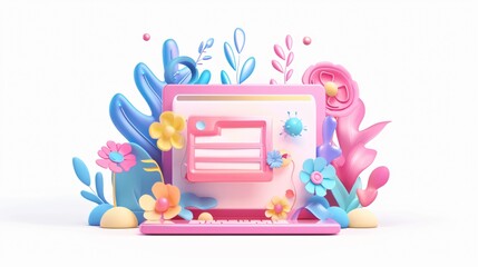 Professional Web Design User Interface and User Experience Concept Image for Adobe Stock