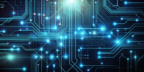 Dense coding lines on a dark screen with subtle glowing codes and circuitry background, technology, coding