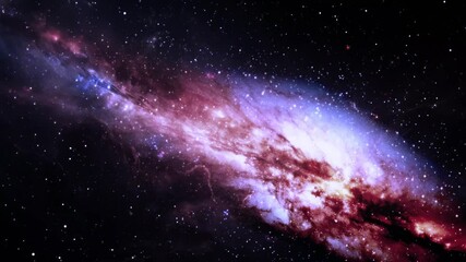 Wall Mural - outer space background particles galaxy nebula