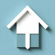 © share - Abstract 3D House Icon