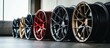 © 2rogan - Diverse collection of high quality car wheels in various styles for automotive customization against a minimalist background