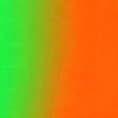 Wall Mural - Dynamic gradient with coarse grain, transitioning from neon green to bright orange, AI Generated