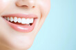 © Mselected - Bright and cheerful smile showcasing healthy teeth and fresh appearance in soft tones