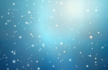 Poster - Abstract gradient background. Soft blue tones blend into light tones. Sparkle texture adds bright effect. Suitable for design templates, cards, website banners wallpaper. Modern design with soft