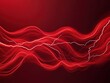 © Manita - Dynamic red abstract light waves with striking lightning details.