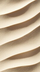 Wall Mural - Natural patterns in smooth sand create an abstract design in soft light