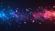 © Mhagi27 - Abstract background with glowing particles and lines.