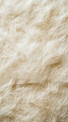 Wall Mural - Soft and fluffy texture of natural fibers illuminated by gentle light