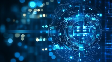Abstract digital technology background