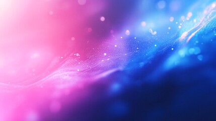 Wall Mural - abstract colorful waves in vibrant pink and blue hues create a dreamy atmosphere.