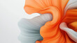 © Marcela - Abstract orange and grey swirls creating a dynamic visual flow