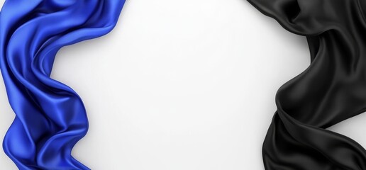 Wall Mural - a 3d rendered blue wave texture designed for backgrounds.