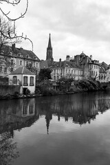 Wall Mural - Cityscape view from the beautiful city of Metz in France