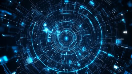 Abstract digital technology background