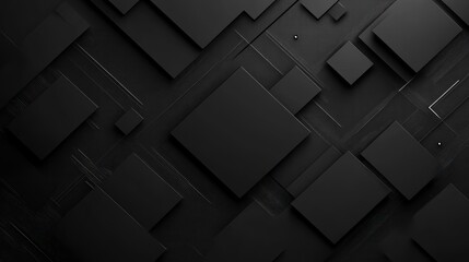 Poster - Abstract dark gray geometric background