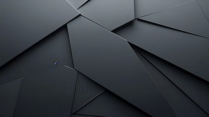 Poster - Abstract dark gray geometric background